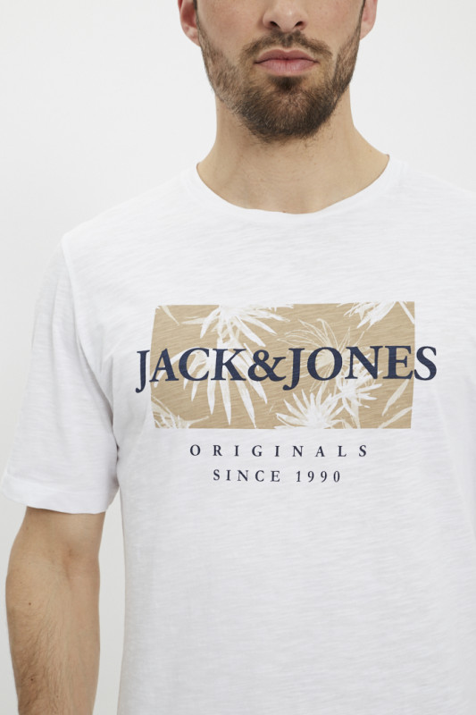 T-shirt jack & jones avec logo floqué
