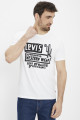 T-shirt blanc graphic western