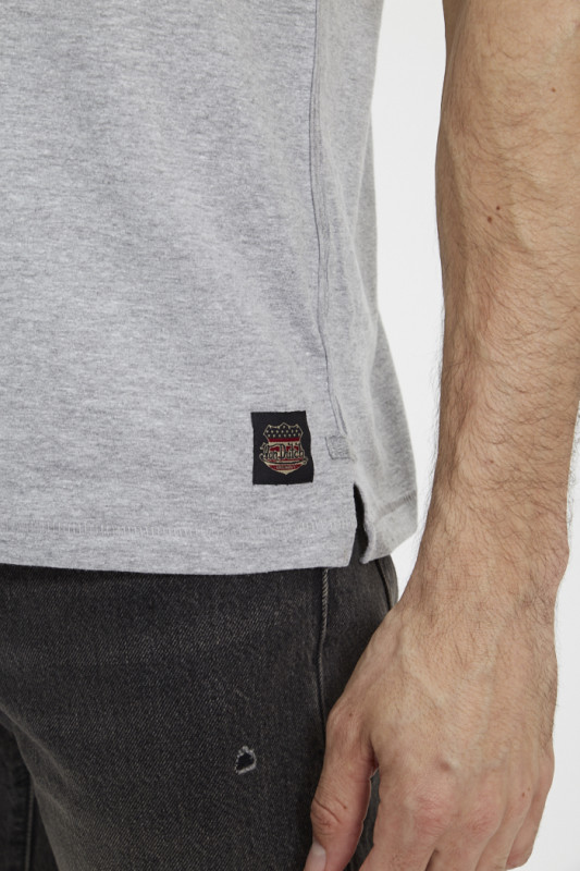 T-shirt imprimé Von dutch gris