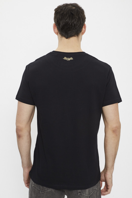 T-shirt noir Von Dutch bird