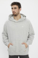 Sweat à capuche gris gold tab