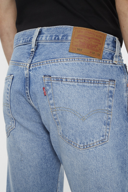 Jeans 501 Levi's pour homme délavé