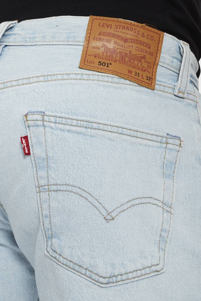 Jean Levi's 501 Original Homme - Coupe Droite Intemporelle - Denim Rigide