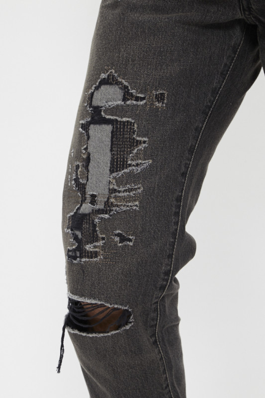 Jeans 501 '54 gris pour homme en coton