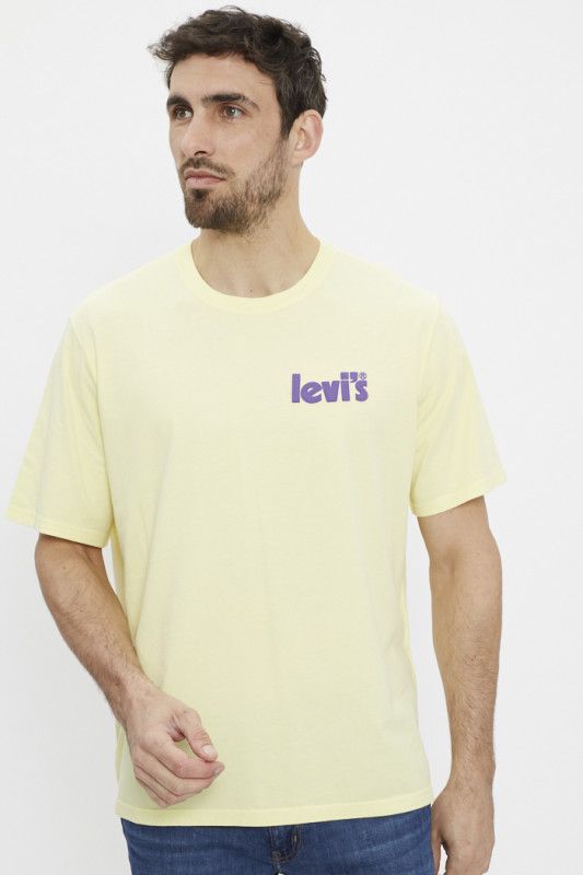 T-shirt relaxed fit jaune Levi's pour homme