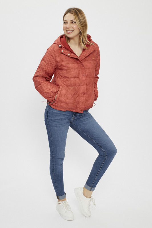 Veste doudoune rouge à motifs pour femme Levi's