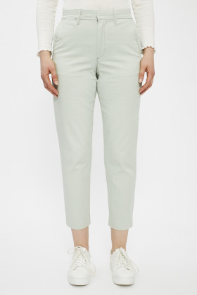 Essential chino vert d'eau pour femme