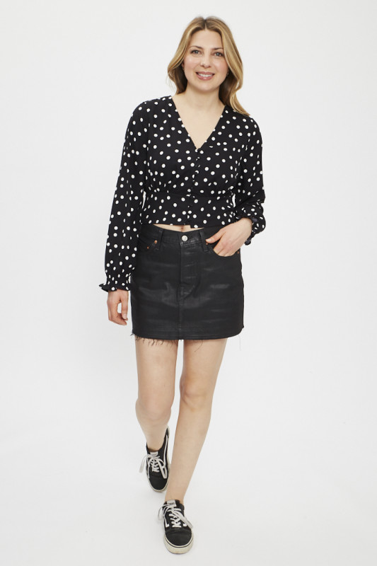 Jupe iconique noire levi's