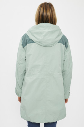 Veste de pluie vert granit