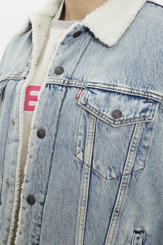 Veste en jean délavé levi's