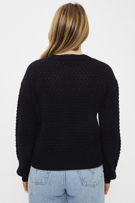 Cardigan noir Sky Captain