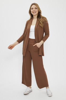 Pantalon marron pour femme