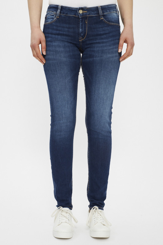 Jeans slim bleu délavé Pulp pour femme