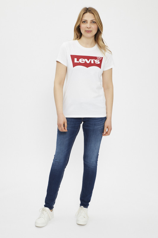 Jeans slim bleu délavé Pulp pour femme LTC