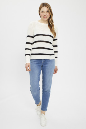 Pull en maille ajourée