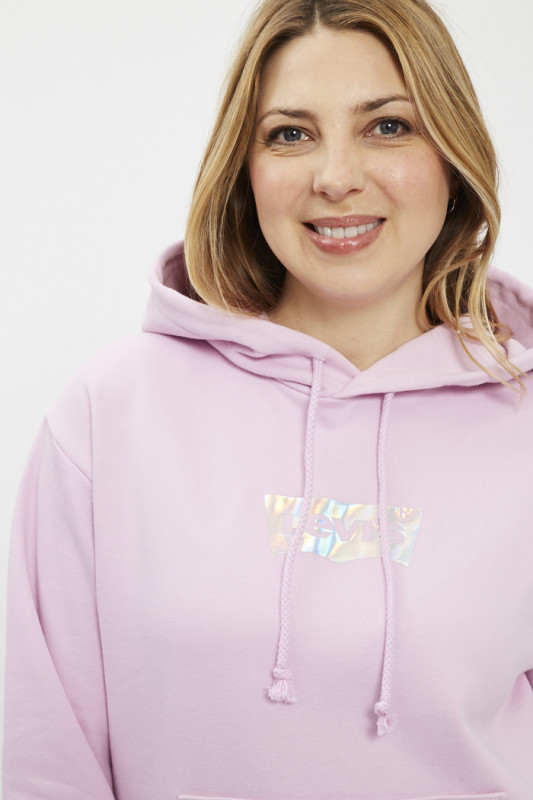 Sweat avec logo floqué pour femme levi's