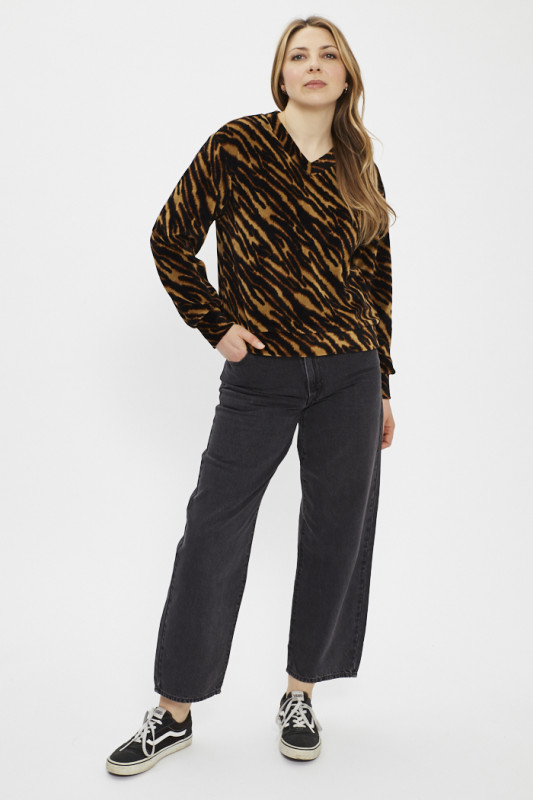 Pull col V pour femme