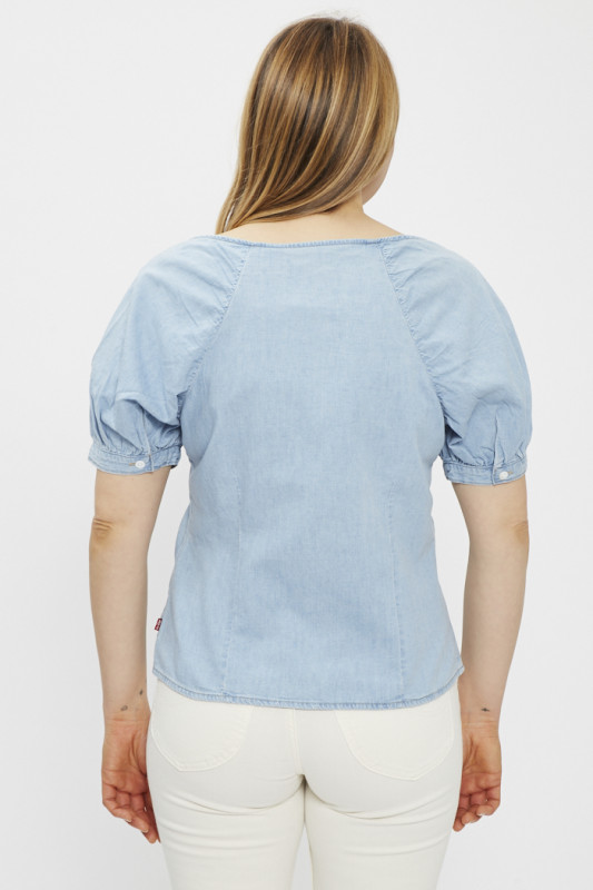 Blouse Levi's bleu à bouton