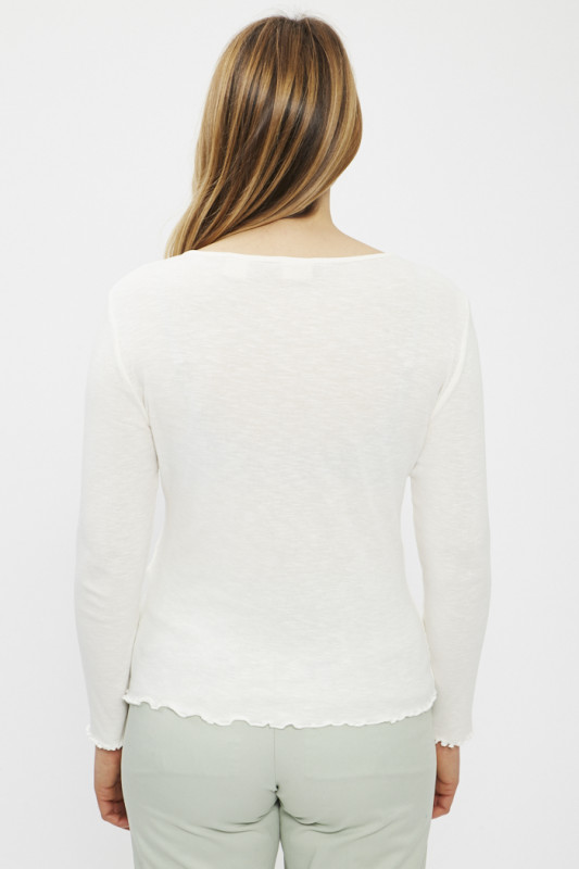 T-shirt dry goods col boutonné