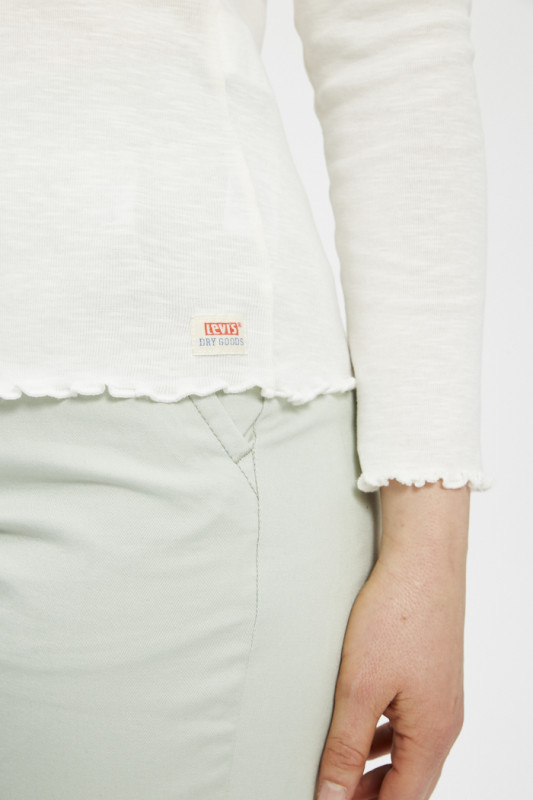 T-shirt dry goods col boutonné