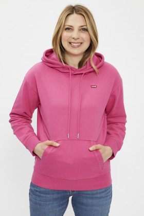 Hoodie standard rose avec capuche femme