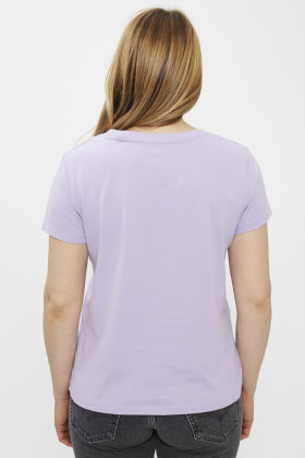 T-shirt Perfect rose pourpre manches courtes