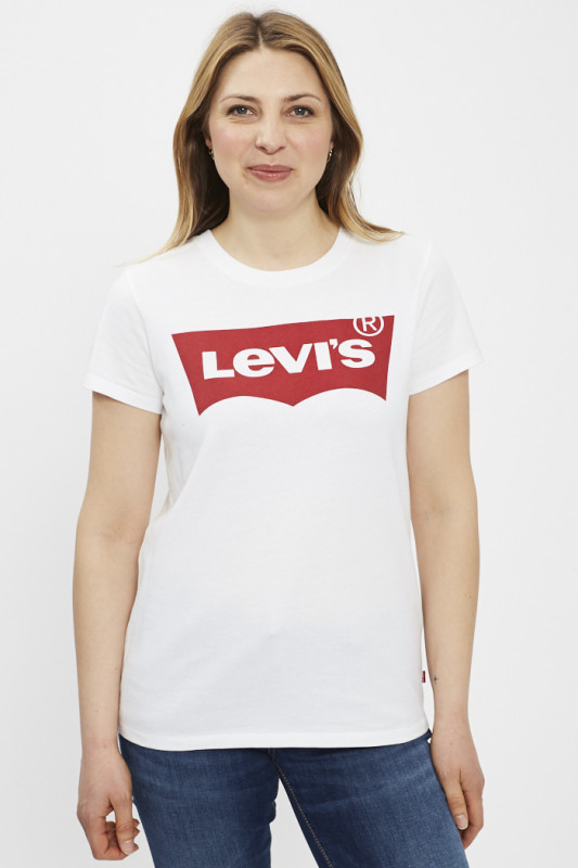 Tee-shirt Perfect blanc en coton femme