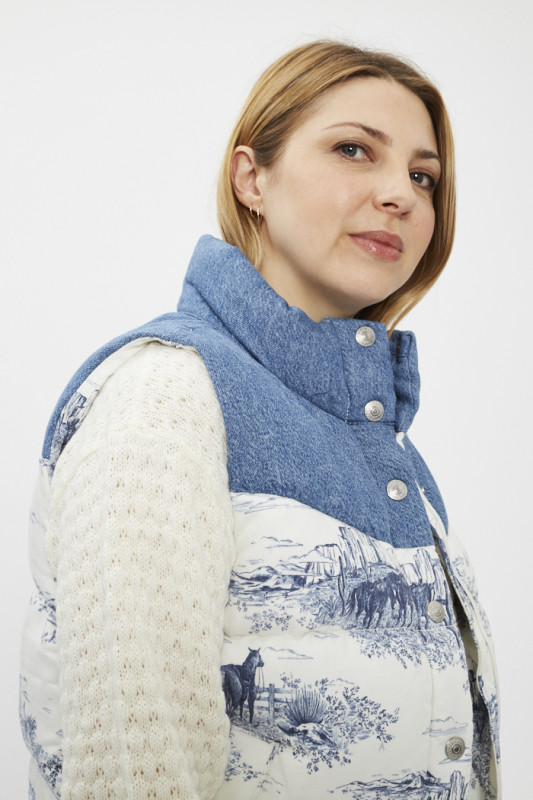 Veste zippée sans manches levi's