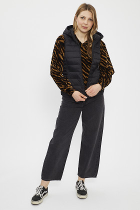 Veste sans manches noire