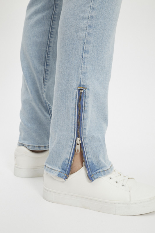 Jeans 724 light indigo femme