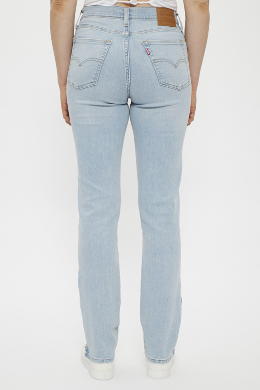 Jeans 724 light indigo femme levi's