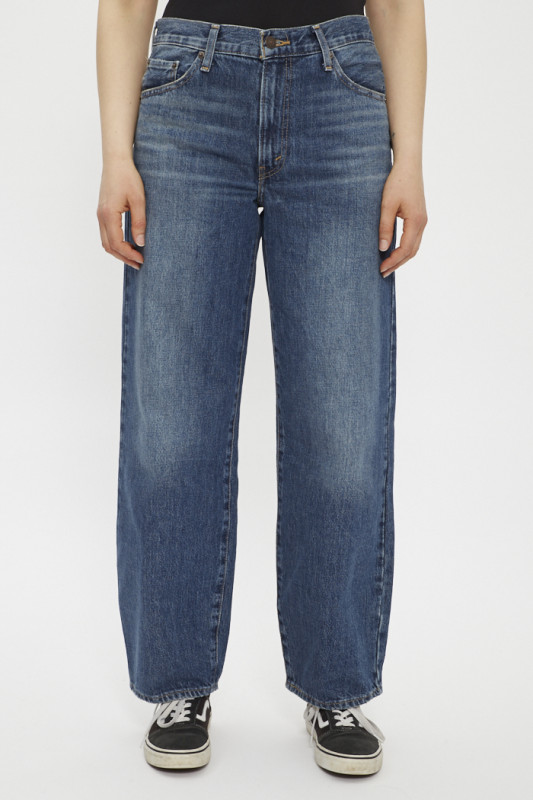 Jeans baggy dad bleu indigo