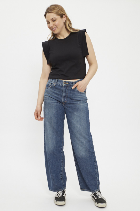 Jeans baggy dad bleu indigo femme Levi's