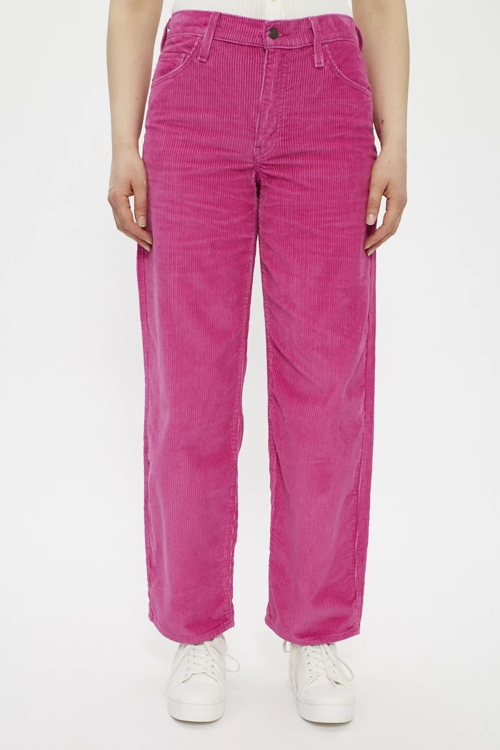 Jean velours femme sale