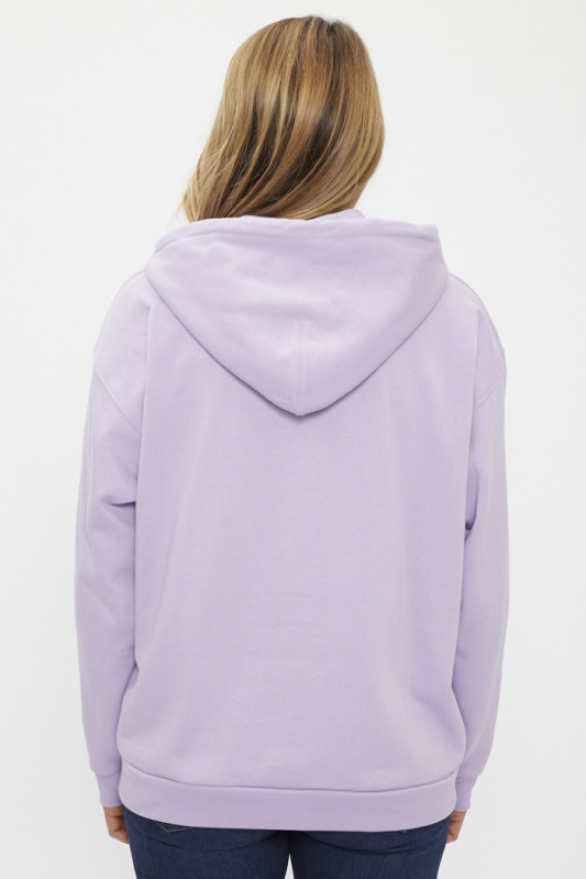 Hoodie Graphic Salinas mauve en coton levi's