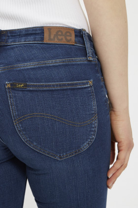 Jeans Elly coupe slim bleu denim femme