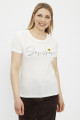 T-shirt blanc motif Sunshine