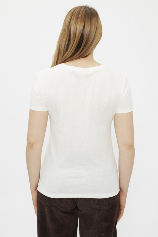 T-shirt blanc motif Sunshine