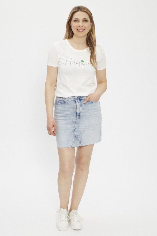 Jupe en jeans bleu denim tommy hilfiger