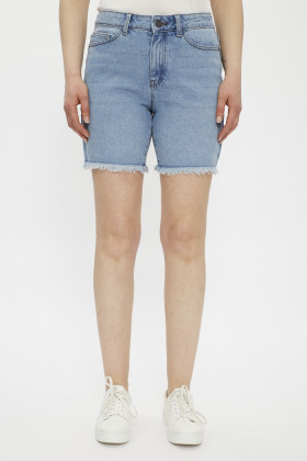 Short vintage bleu denim