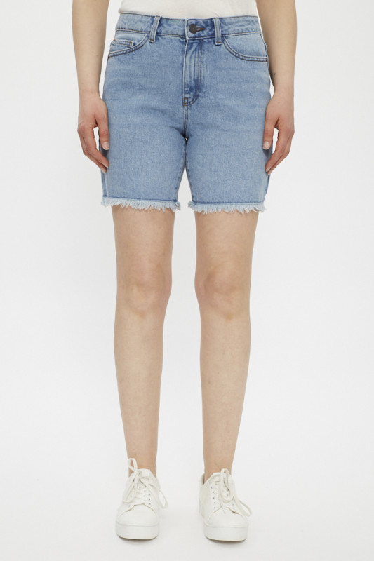 Short vintage bleu denim