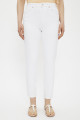 Jeans blanc coupe mom