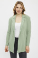 Manteau court vert tendre