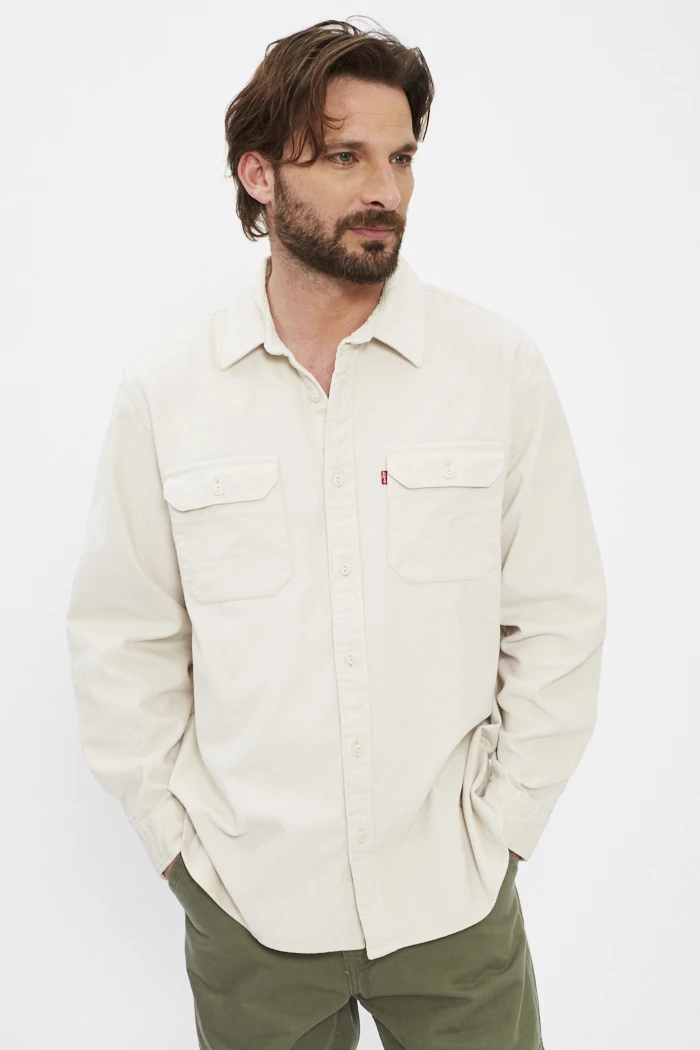 Chemise Homme Levi's Jackson Velours Côtelé Noir - Taille M - Occasion Très Bon état