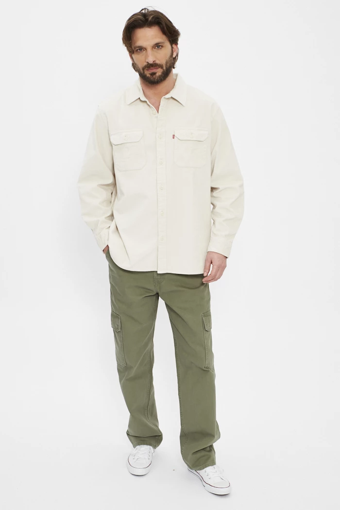 Levi's - Jackson - Chemise de travail en velours côtelé - Vert foncé