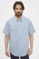 Chemise en jean relaxed western