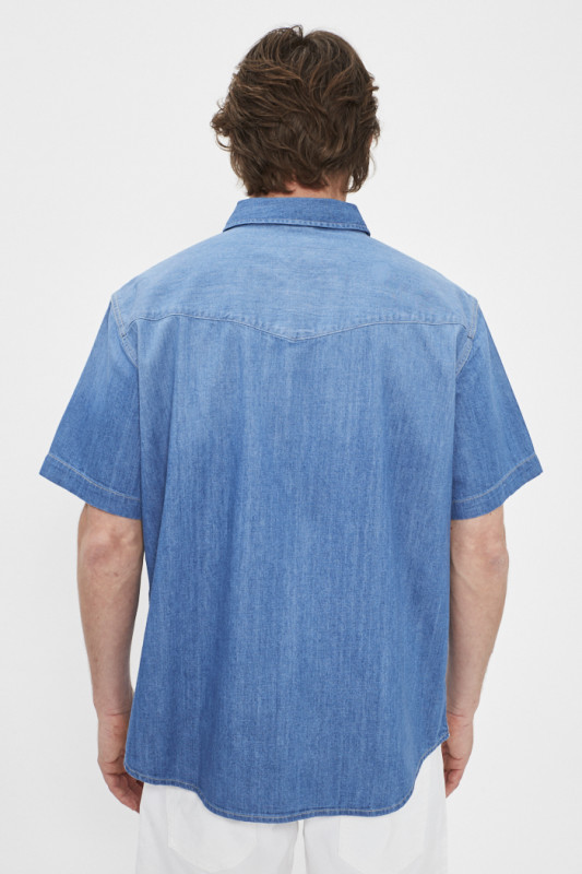 Chemises manches courtes en coton