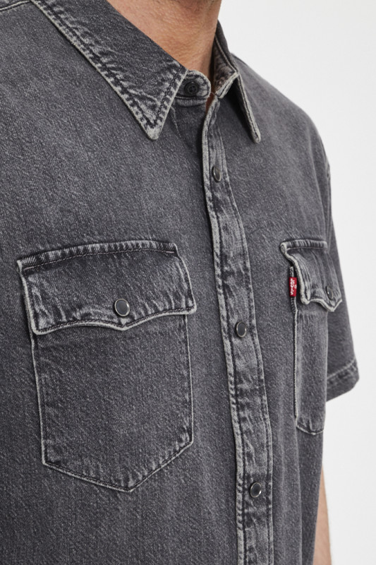 Chemise relaxed western