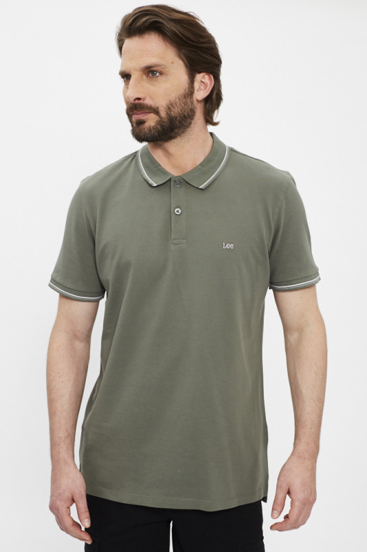 Polo kaki lee pour homme