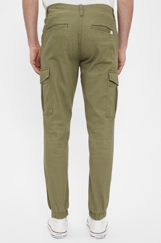 Pantalon cargo kaki